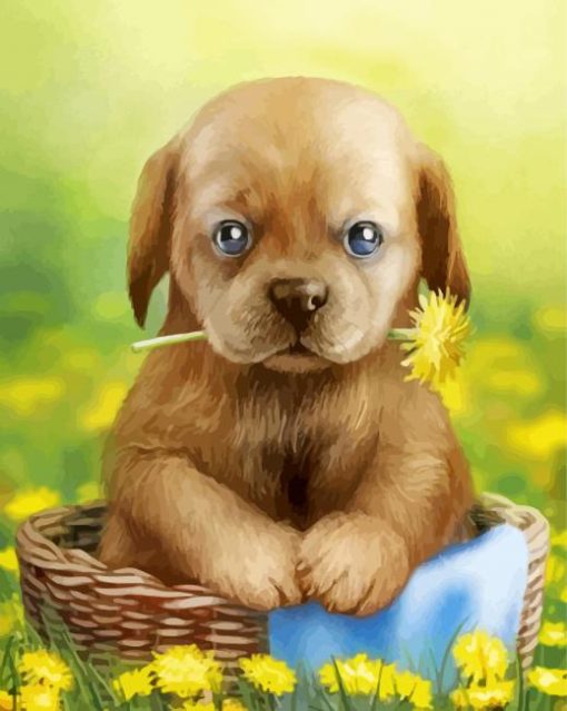 cute-puppy-paint-by-numbers