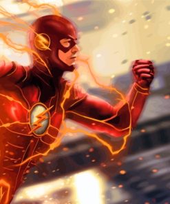 The Flash Paint by numbers