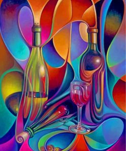 abstract-bottles-paint-by-numbers