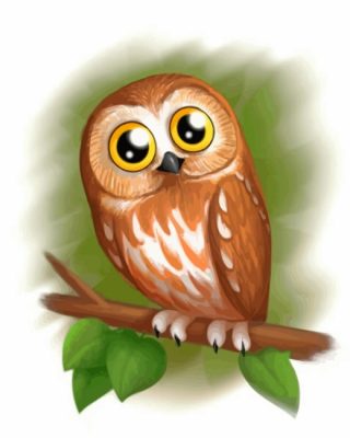 cute-brown-owl-paint-by-numbers