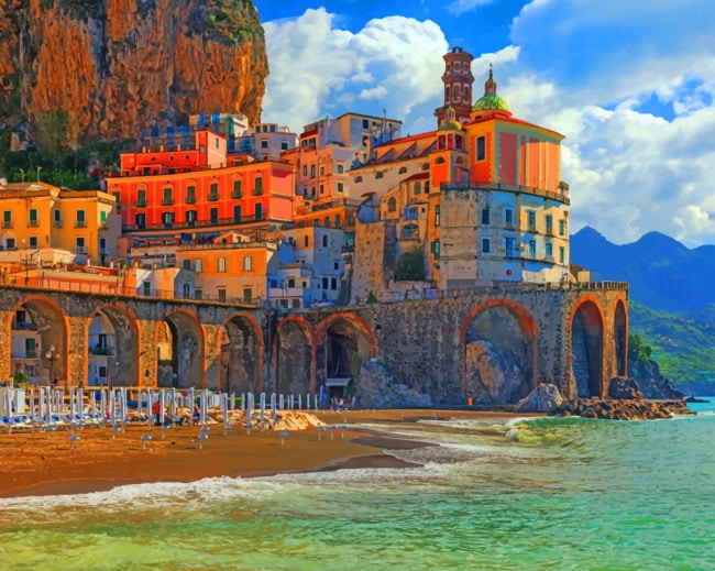 Amalfi-Coast-In-Italy-paint-by-numbers