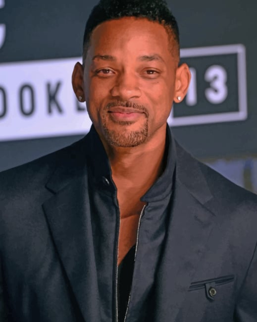 American-actor-will-smith-paint-by-numbers
