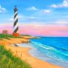 Cape Hatteras Seascape Paint by numbers