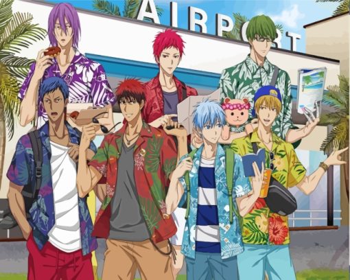 Kurokos Basketball Characters Paint by numbers