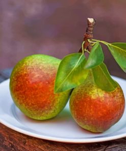 Pears-With-Leaves-Fruits