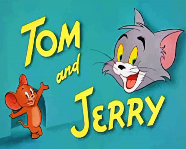 Tom And Jerry Characters Paint by numbers