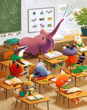 animals-students-paint-by-number