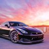 black-Nissan-GT-R-paint-by-numbers