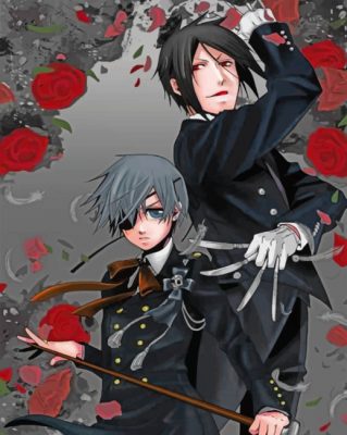 Black Butler Anime Paint by numbers