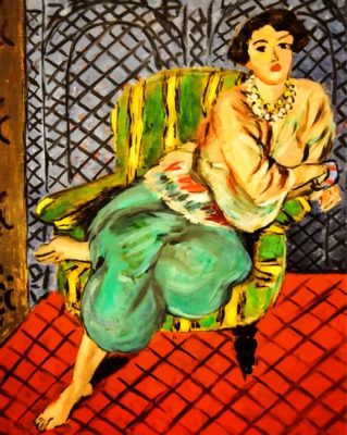 Seated Odalisque Paint By Numbers