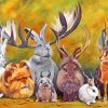 Jackalopes Of The World paint by numbers