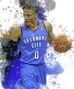 Russell Westbrook Art Paint by numbers