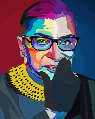 ruth-bader-pop-art-paint-by-numbers