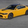 yellow-dodge-charger-car-paint-by-numbers