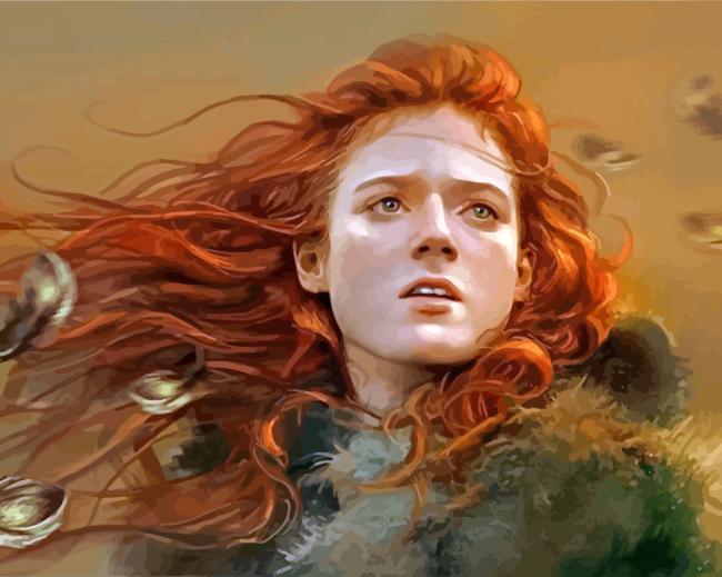 Ygritte Game Of Thrones Art paint by number
