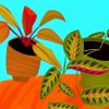 Philodendron Pot paint by numbers