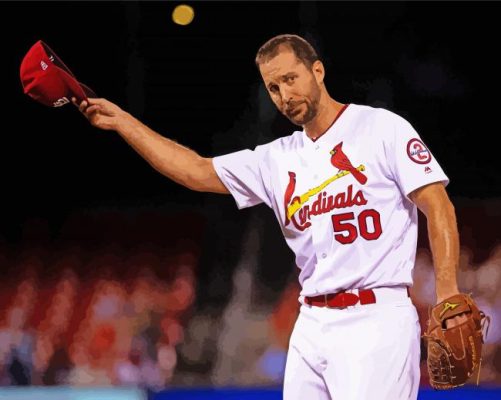 Adam Wainwright paint by number