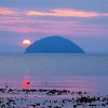 Ailsa Craig Seascape At Sunset paint by number