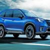 Blue Subaru Forester paint by number