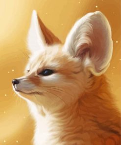 Fennec Fox Art paint by number