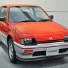 Honda CRX Car paint by number