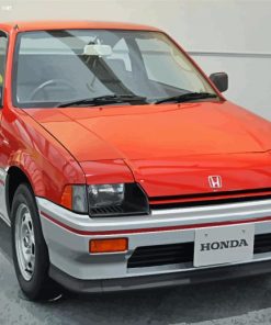 Honda CRX Car paint by number
