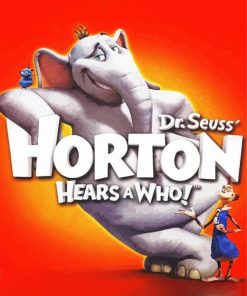 Horton Hears A Who Animated Poster paint by number
