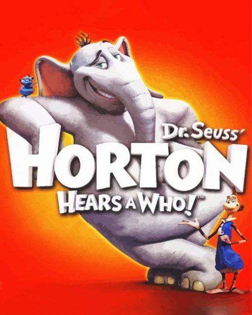 Horton Hears A Who Animated Poster paint by number