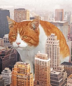 NYC Cat paint by number