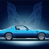 1979 Blue Pontiac Firebird paint by number