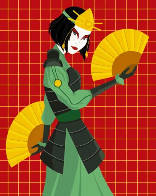 Aesthetic Kyoshi Anime paint by number