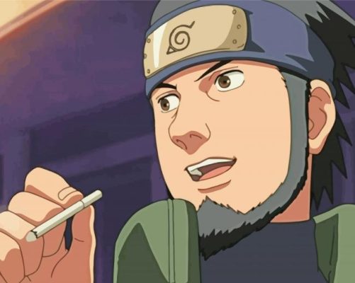 Asuma Sarutobi Naruto Character paint by number