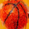 Abstract Basketball Ball paint by number