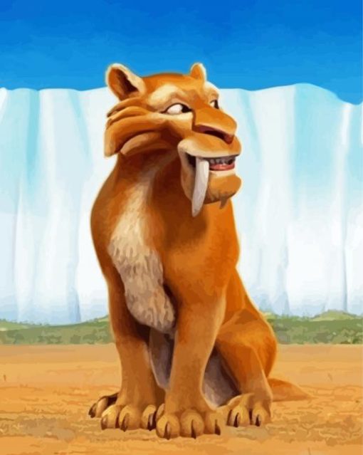 Aesthetic Diego Ice Age Paint by number