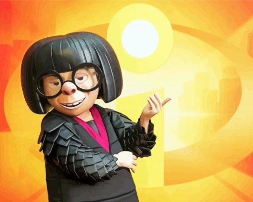 Aesthetic Edna Mode paint by number