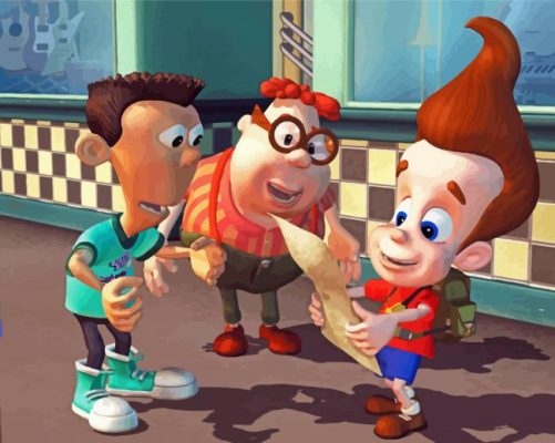 Aesthetic Jimmy Neutron Paint by number