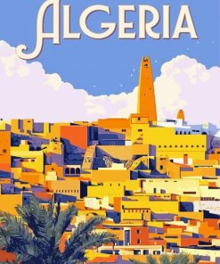 Algeria paint by number