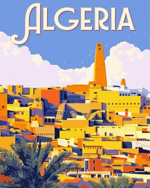 Algeria paint by number