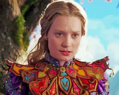 Alice Through The Looking Glass paint by number