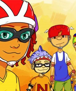 Animated Serie Rocket Power Paint by number