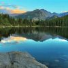 Bear Lake Rocky Mountain National Park paint by number