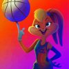 Basketballer Lola Bunny paint by number