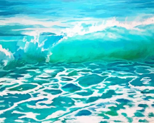 Beach Wave Oceanscapes paint by number