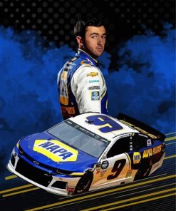 Chase Elliott Car paint by number