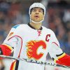 Calgary Flames Hockey Player paint by number