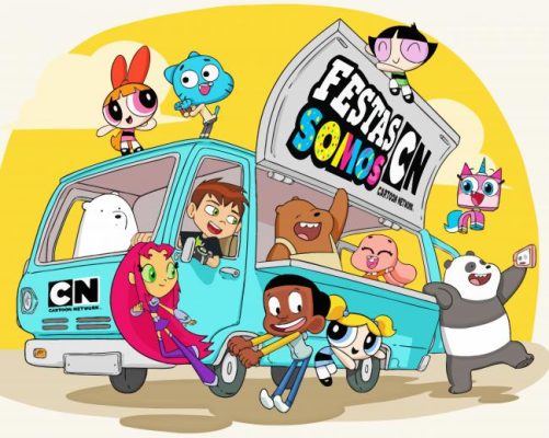 Cartoon Network paint by number