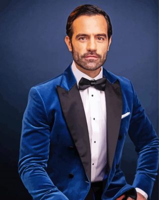 Classy Ramin Karimloo paint by number