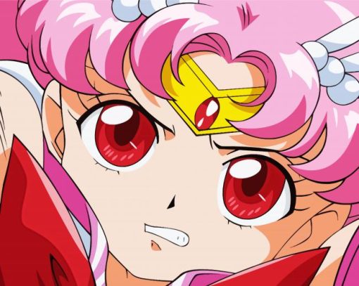 Close Up Chibiusa Character paint by number