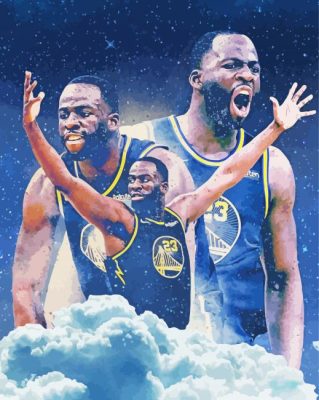 Draymond Green Basketball Player paint by number