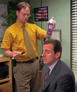 Dwight And Michael Scott paint by number